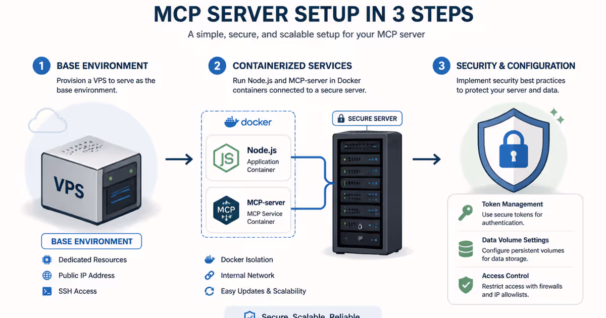 Processus d'installation du serveur MCP sur VPS avec Docker