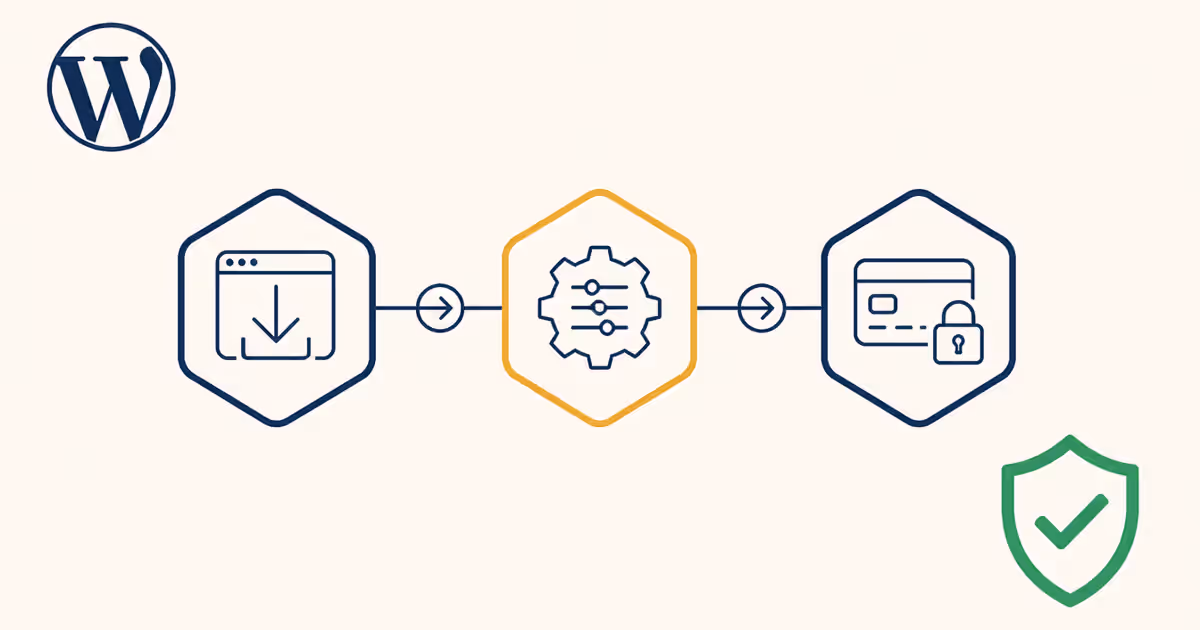 Infographie montrant les étapes pour configurer WooCommerce, allant de l'installation à la configuration des paiements.