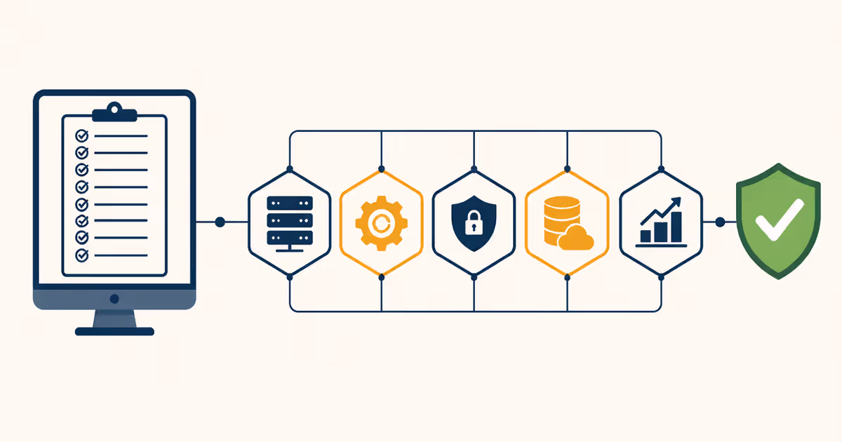 Checklist des 10 points à vérifier pour auditer votre infrastructure IT.